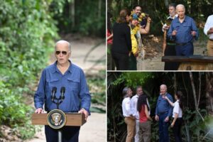 President Biden becomes first sitting president to venture into Amazon rainforest: 'Fight for humanity'